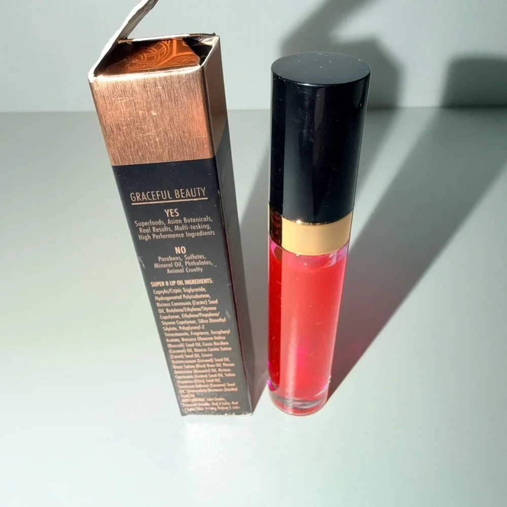 Vensa Super 8 Lip Oil - pink shine NEW